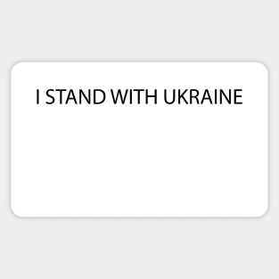 I STAND WITH UKRAINE Sticker